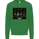 Guitar Heaven Guitarist Electric Acoustic Kids Sweatshirt Jumper Irish Green