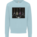 Guitar Heaven Guitarist Electric Acoustic Kids Sweatshirt Jumper Light Blue
