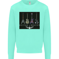 Guitar Heaven Guitarist Electric Acoustic Kids Sweatshirt Jumper Peppermint