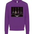 Guitar Heaven Guitarist Electric Acoustic Kids Sweatshirt Jumper Purple