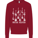 Guitar Heaven Guitarist Electric Acoustic Kids Sweatshirt Jumper Red