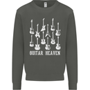 Guitar Heaven Guitarist Electric Acoustic Kids Sweatshirt Jumper Storm Grey