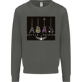 Guitar Heaven Guitarist Electric Acoustic Kids Sweatshirt Jumper Storm Grey