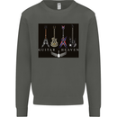 Guitar Heaven Guitarist Electric Acoustic Kids Sweatshirt Jumper Storm Grey