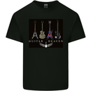 Guitar Heaven Guitarist Electric Acoustic Kids T-Shirt Childrens Black