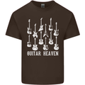 Guitar Heaven Guitarist Electric Acoustic Kids T-Shirt Childrens Chocolate