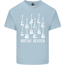 Guitar Heaven Guitarist Electric Acoustic Kids T-Shirt Childrens Light Blue