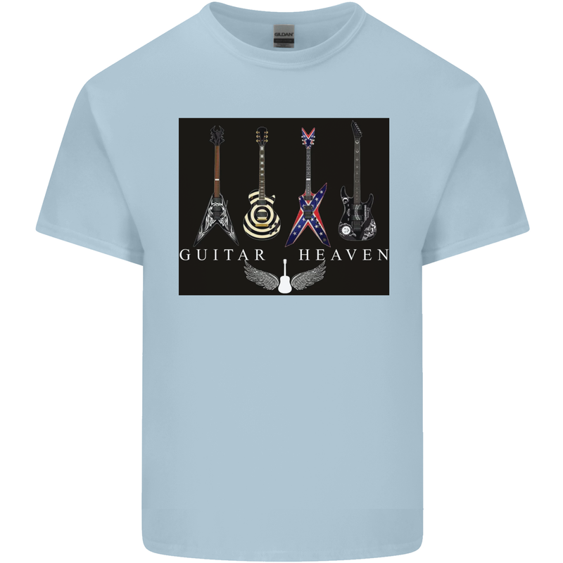 Guitar Heaven Guitarist Electric Acoustic Kids T-Shirt Childrens Light Blue