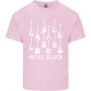 Guitar Heaven Guitarist Electric Acoustic Kids T-Shirt Childrens Light Pink