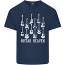 Guitar Heaven Guitarist Electric Acoustic Kids T-Shirt Childrens Navy Blue