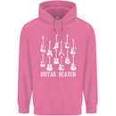 Guitar Heaven Guitarist Electric Acoustic Mens 80% Cotton Hoodie Azelea
