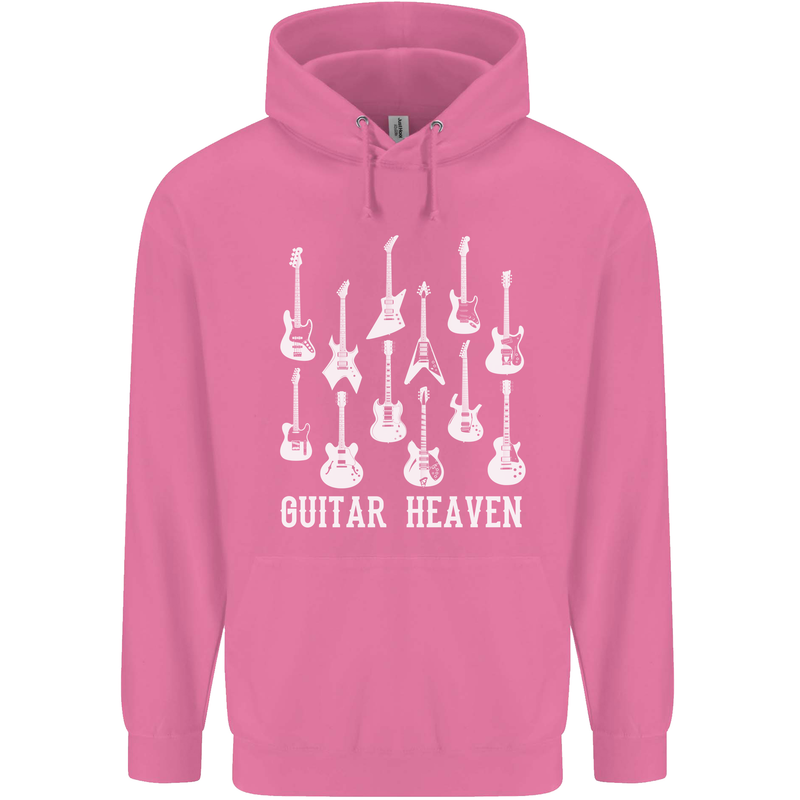 Guitar Heaven Guitarist Electric Acoustic Mens 80% Cotton Hoodie Azelea