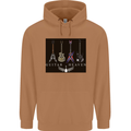Guitar Heaven Guitarist Electric Acoustic Mens 80% Cotton Hoodie Caramel Latte