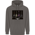 Guitar Heaven Guitarist Electric Acoustic Mens 80% Cotton Hoodie Charcoal