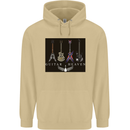 Guitar Heaven Guitarist Electric Acoustic Mens 80% Cotton Hoodie Sand