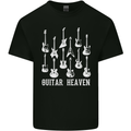 Guitar Heaven Guitarist Electric Acoustic Mens Cotton T-Shirt Tee Top Black