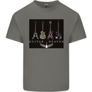 Guitar Heaven Guitarist Electric Acoustic Mens Cotton T-Shirt Tee Top Charcoal