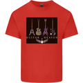 Guitar Heaven Guitarist Electric Acoustic Mens Cotton T-Shirt Tee Top Red