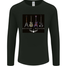 Guitar Heaven Guitarist Electric Acoustic Mens Long Sleeve T-Shirt Black