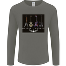 Guitar Heaven Guitarist Electric Acoustic Mens Long Sleeve T-Shirt Charcoal