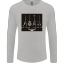 Guitar Heaven Guitarist Electric Acoustic Mens Long Sleeve T-Shirt Sports Grey