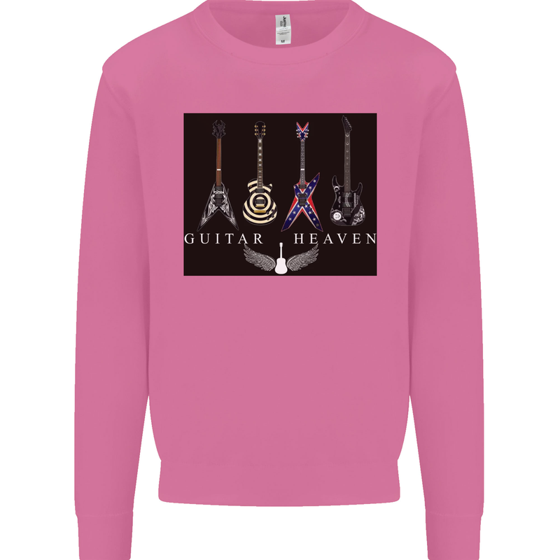 Guitar Heaven Guitarist Electric Acoustic Mens Sweatshirt Jumper Azalea
