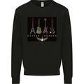 Guitar Heaven Guitarist Electric Acoustic Mens Sweatshirt Jumper Black