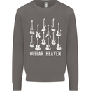 Guitar Heaven Guitarist Electric Acoustic Mens Sweatshirt Jumper Charcoal