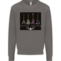 Guitar Heaven Guitarist Electric Acoustic Mens Sweatshirt Jumper Charcoal