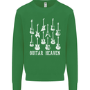 Guitar Heaven Guitarist Electric Acoustic Mens Sweatshirt Jumper Irish Green