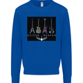 Guitar Heaven Guitarist Electric Acoustic Mens Sweatshirt Jumper Royal Blue