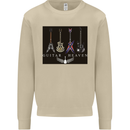 Guitar Heaven Guitarist Electric Acoustic Mens Sweatshirt Jumper Sand