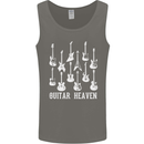 Guitar Heaven Guitarist Electric Acoustic Mens Vest Tank Top Charcoal