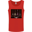 Guitar Heaven Guitarist Electric Acoustic Mens Vest Tank Top Red
