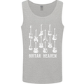 Guitar Heaven Guitarist Electric Acoustic Mens Vest Tank Top Sports Grey