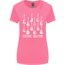 Guitar Heaven Guitarist Electric Acoustic Womens Wider Cut T-Shirt Azalea