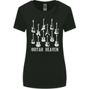 Guitar Heaven Guitarist Electric Acoustic Womens Wider Cut T-Shirt Black