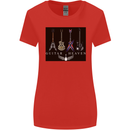 Guitar Heaven Guitarist Electric Acoustic Womens Wider Cut T-Shirt Red
