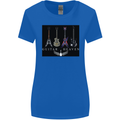 Guitar Heaven Guitarist Electric Acoustic Womens Wider Cut T-Shirt Royal Blue