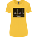 Guitar Heaven Guitarist Electric Acoustic Womens Wider Cut T-Shirt Yellow