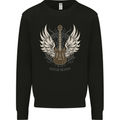 Guitar Heaven Rock n Roll Music Heavy Metal Mens Sweatshirt Jumper Black