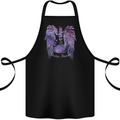 Guitar Heaven Wings Guitarist Electric Bass Cotton Apron 100% Organic Black