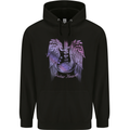 Guitar Heaven Wings Guitarist Electric Bass Mens Hoodie Black