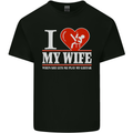 Guitar I Love My Wife Guitarist Electric Mens Cotton T-Shirt Tee Top Black