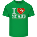 Guitar I Love My Wife Guitarist Electric Mens Cotton T-Shirt Tee Top Irish Green