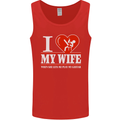 Guitar I Love My Wife Guitarist Electric Mens Vest Tank Top Red