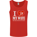 Guitar I Love My Wife Guitarist Electric Mens Vest Tank Top Red