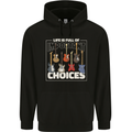 Guitar Important Choices Guitarist Music Childrens Kids Hoodie Black
