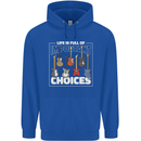 Guitar Important Choices Guitarist Music Childrens Kids Hoodie Royal Blue