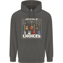Guitar Important Choices Guitarist Music Childrens Kids Hoodie Storm Grey